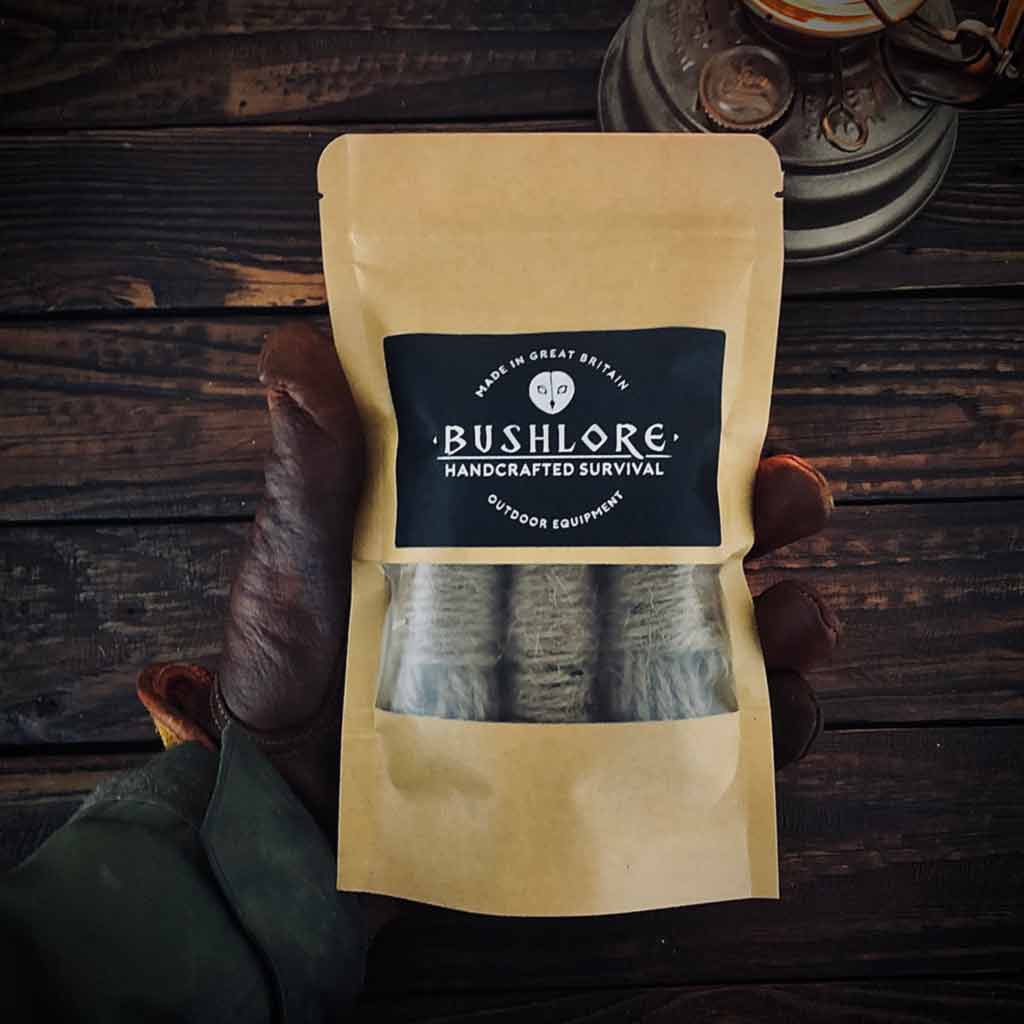 Jute Twine Refill Pouch Borderland Bushcraft