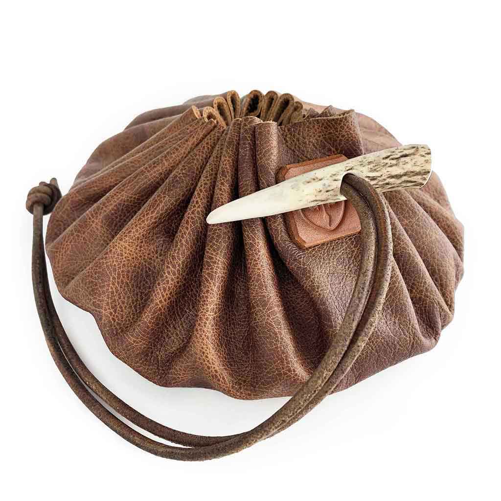 Large Leather Tinder Pouch