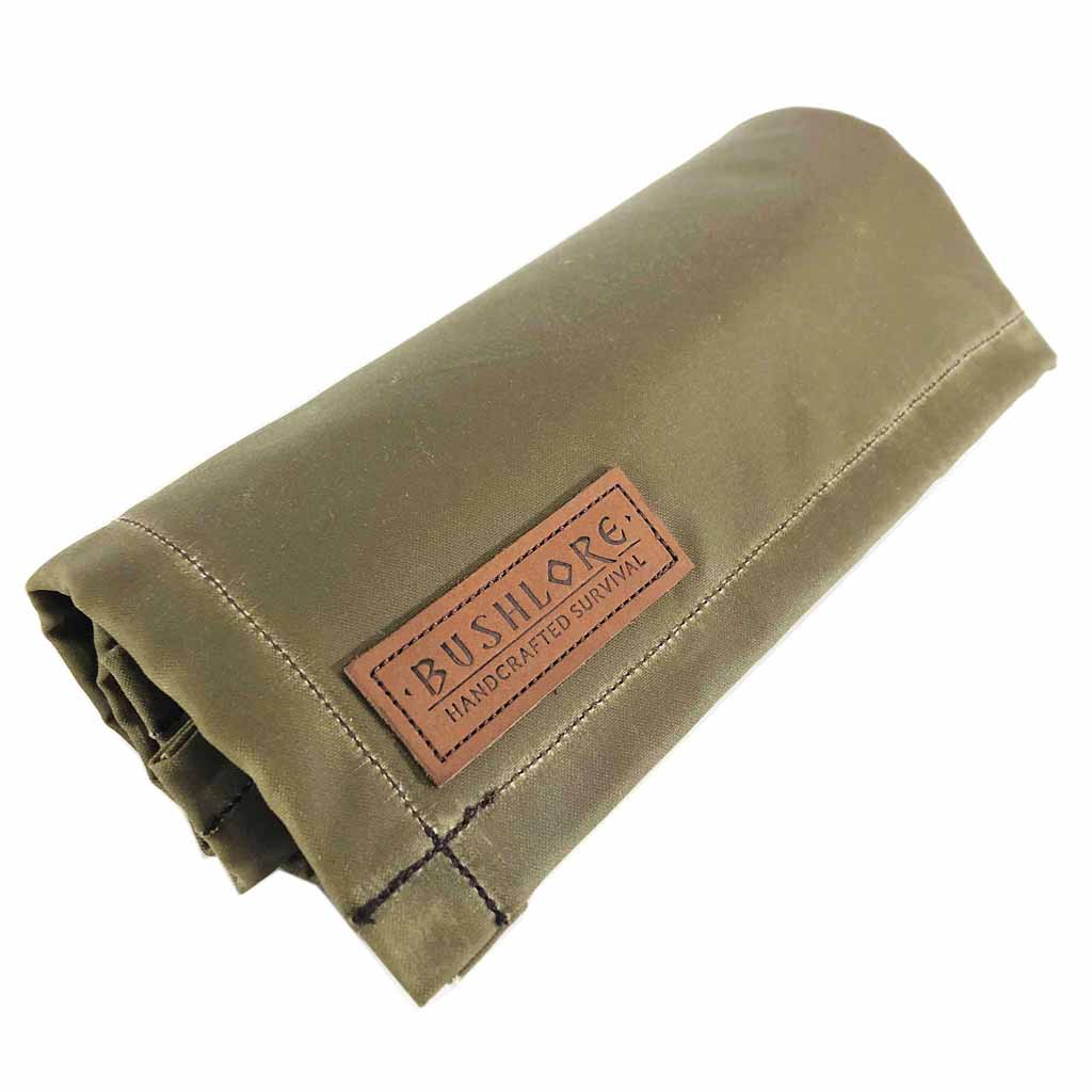 Leather & Canvas Seat Pad Borderland Bushcraft