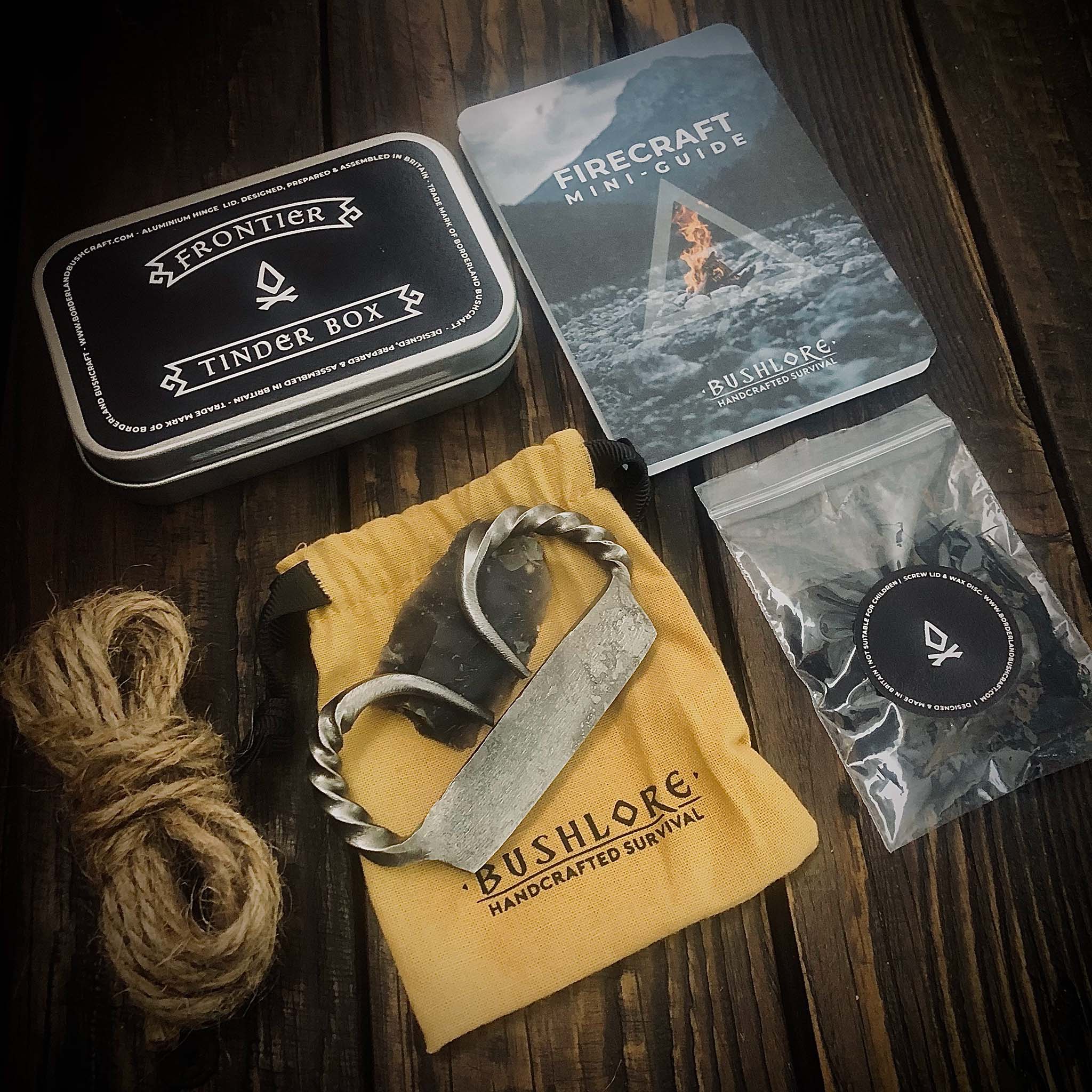 Frontier Tin Kit - Flint &amp; Steel