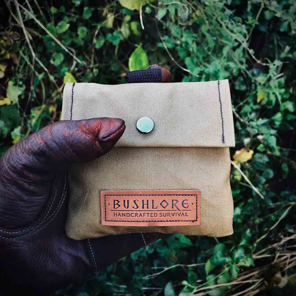 Waxed Canvas EDC Belt Pouch Borderland Bushcraft